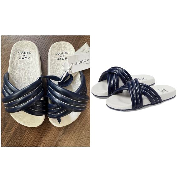 Janie and Jack Pool Slide in Navy - Picture 1 of 6